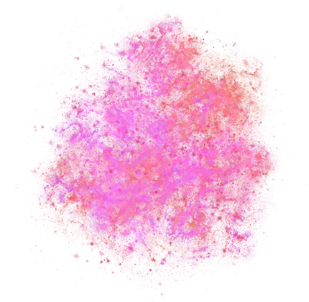 Pink And Orange Galaxy Shape